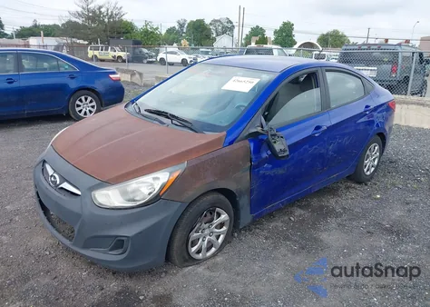2014 Hyundai Accent Gls z USA, uszkodzony, nr VIN KMHCT4AE7EU719442